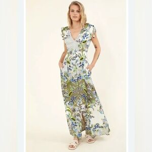 Hale Bob Los Angeles Kaila Maxi Dress- size XS EUC
